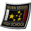 A portrait of the Seven Sisters High School emblem from Persona 2.